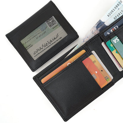 Bi-fold Men's Wallet With detachable I.D/card Holder.