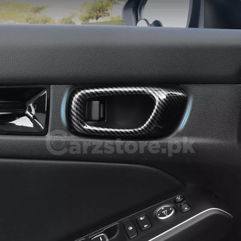 Honda Civic Carbon Fiber Door Handle Cover Model 2022 | Carzstore.pk