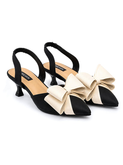 Odette Embellished Bow Heels