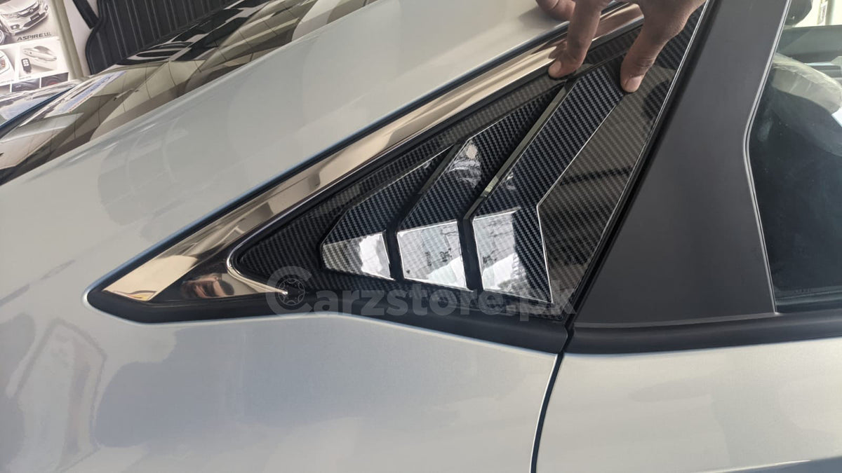 Honda Civic Quarter Lower in Carbon Fiber For Civic X | Carzstore.pk