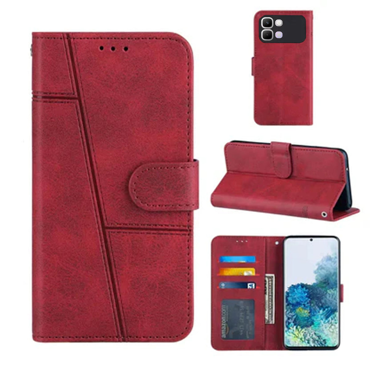 [FREE SHIPPING] BOOKLET LEATHER CASE FOR INFINIX NOTE 60/NOTE 60 PRO