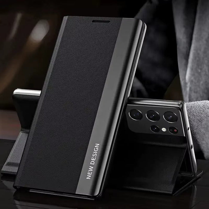 [FREE SHIPPING] CLASSIC BUSINESS FLIP CASE FOR SAMSUNG S23 ULTRA