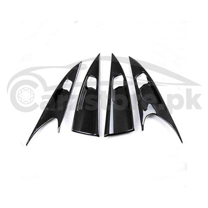 Honda Civic X Inner Bowl Carbon Fiber Trim 4 Pcs - Model 2016-2021