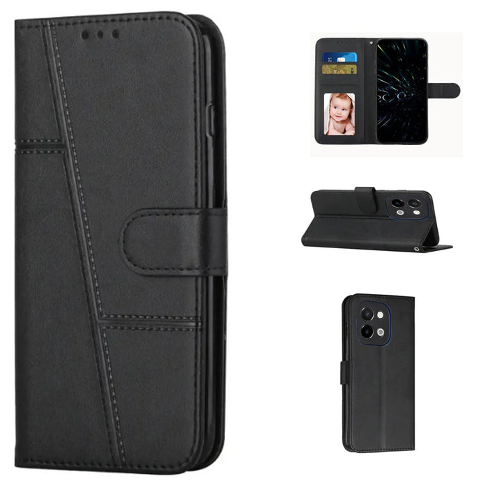 [FREE SHIPPING] BOOKLET FLIP LEATHER CASE FR VIVO Y28 4G