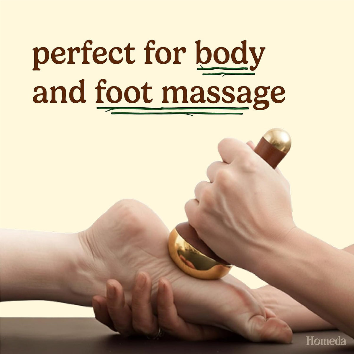 Kansa Wand Foot Massager
