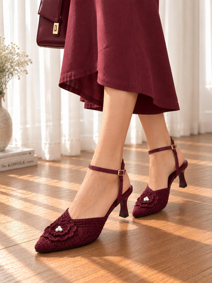 Bloom Slingback Kitten Heels