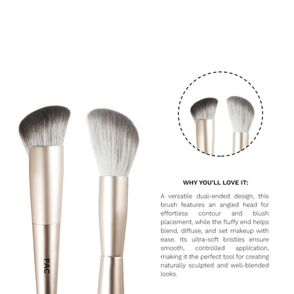 SDE 04 Dual-Ended Contour & Blush Brush