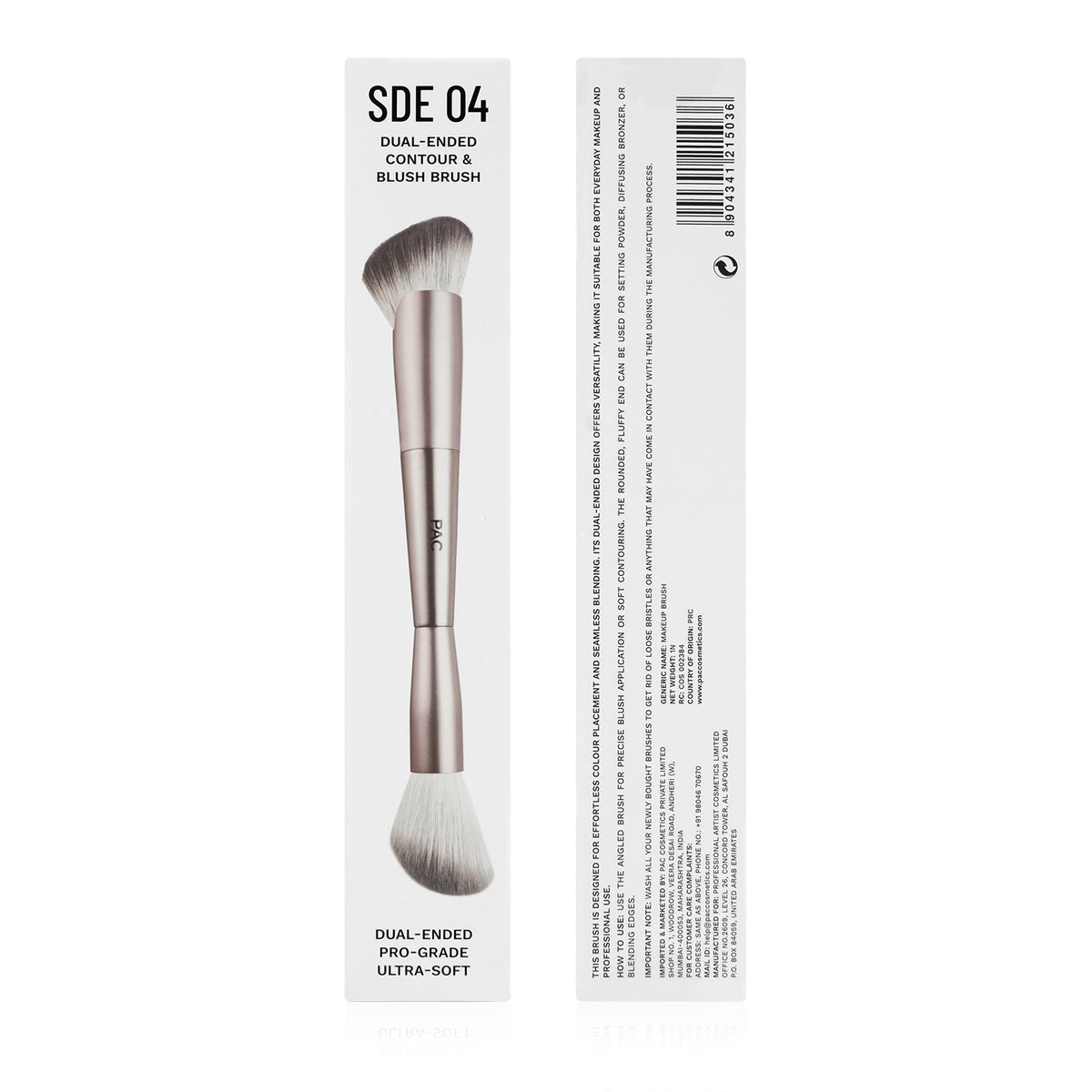 SDE 04 Dual-Ended Contour & Blush Brush