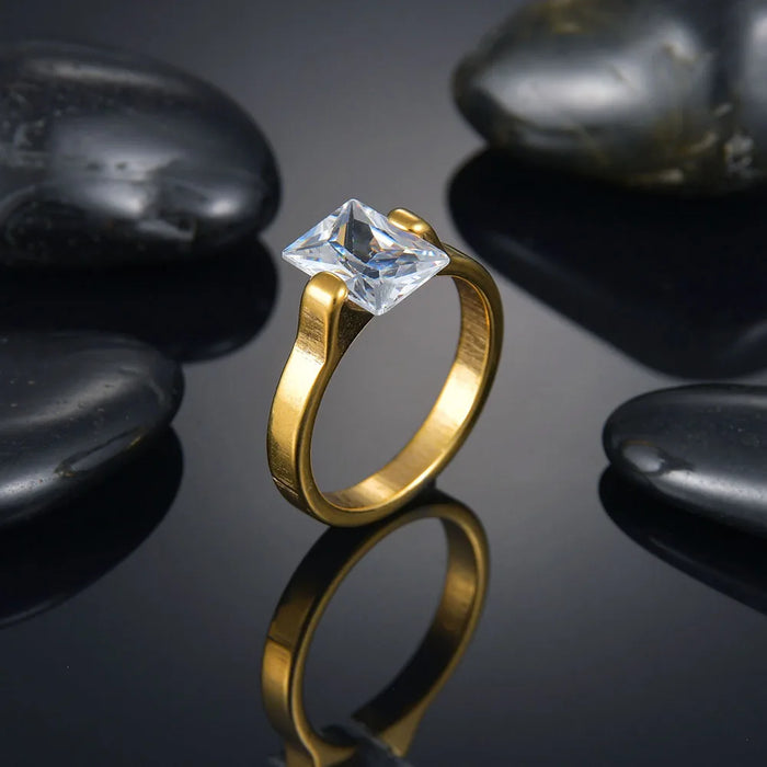 Squared Wedding Ring