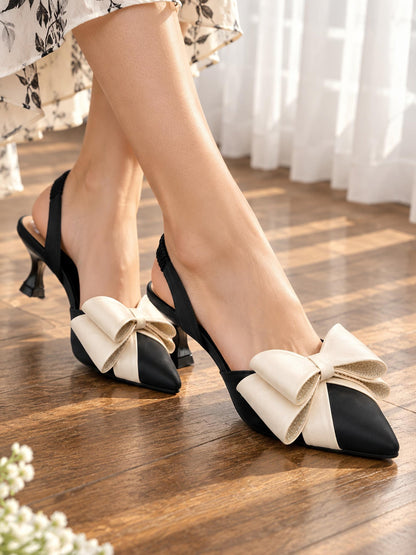 Odette Embellished Bow Heels