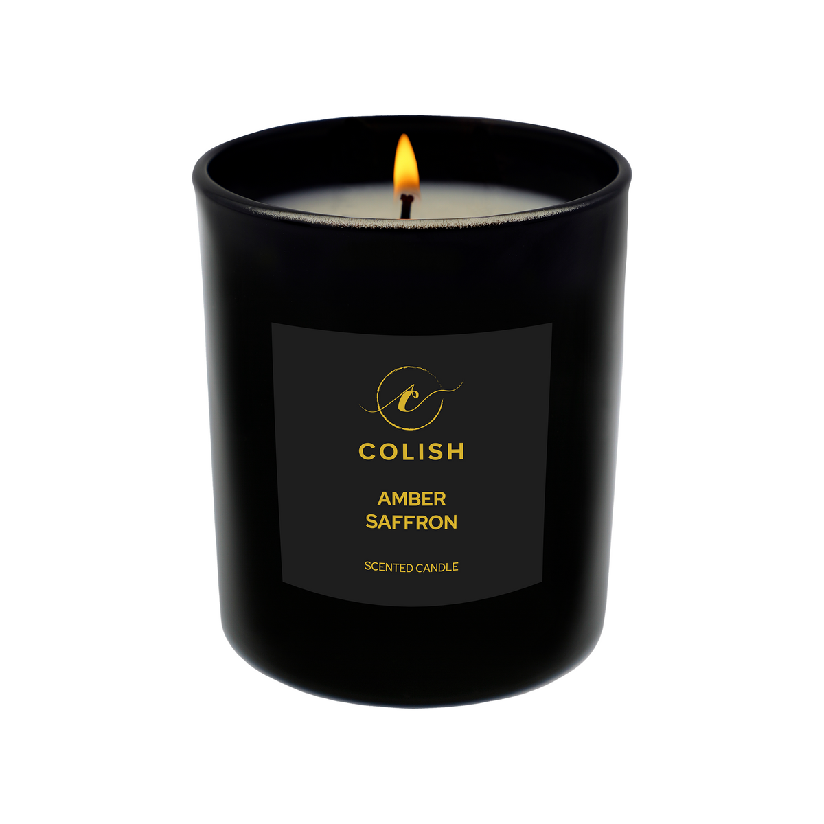AMBER SAFFRON SCENTED CANDLE