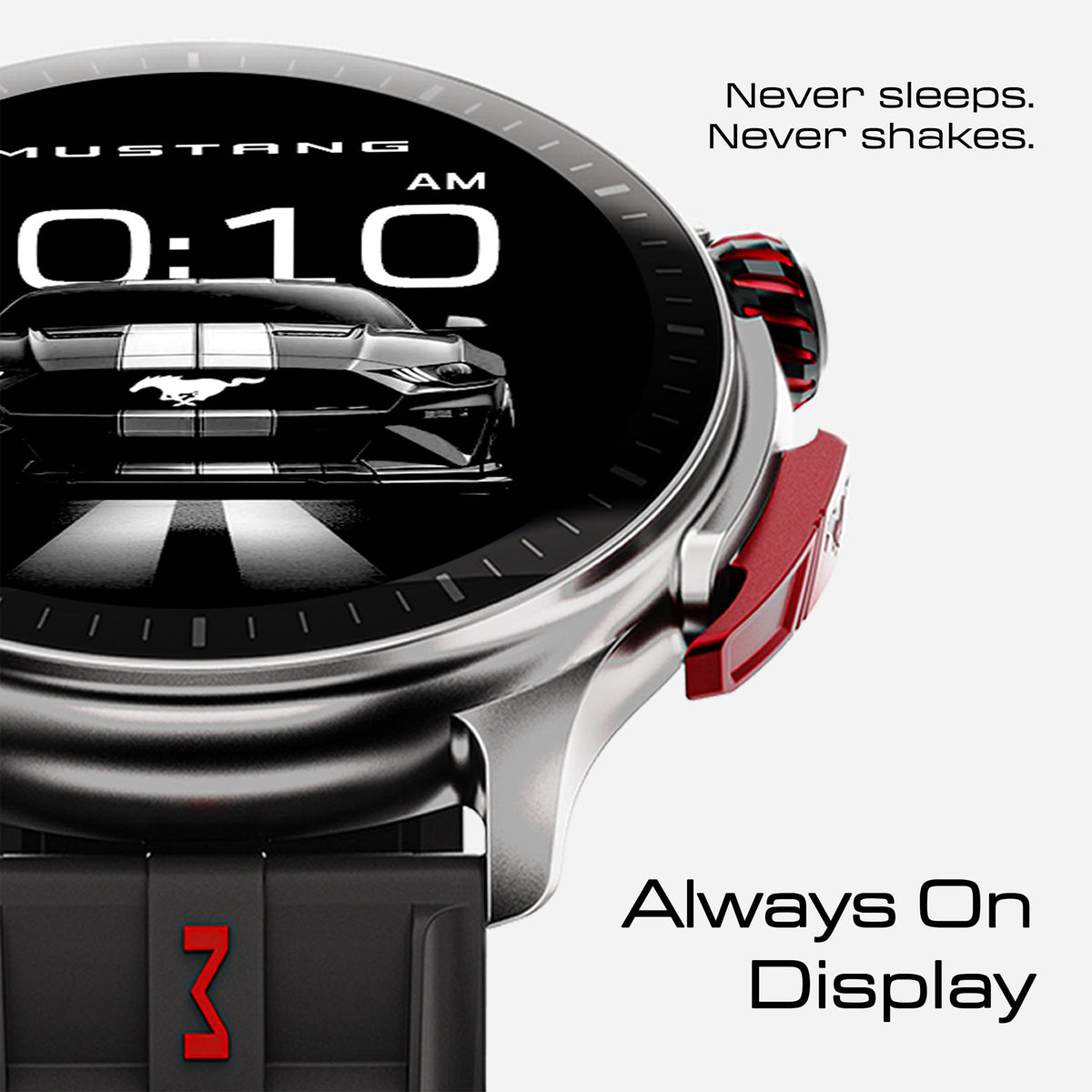 Mustang® Official Collab - Racer Black Blaze