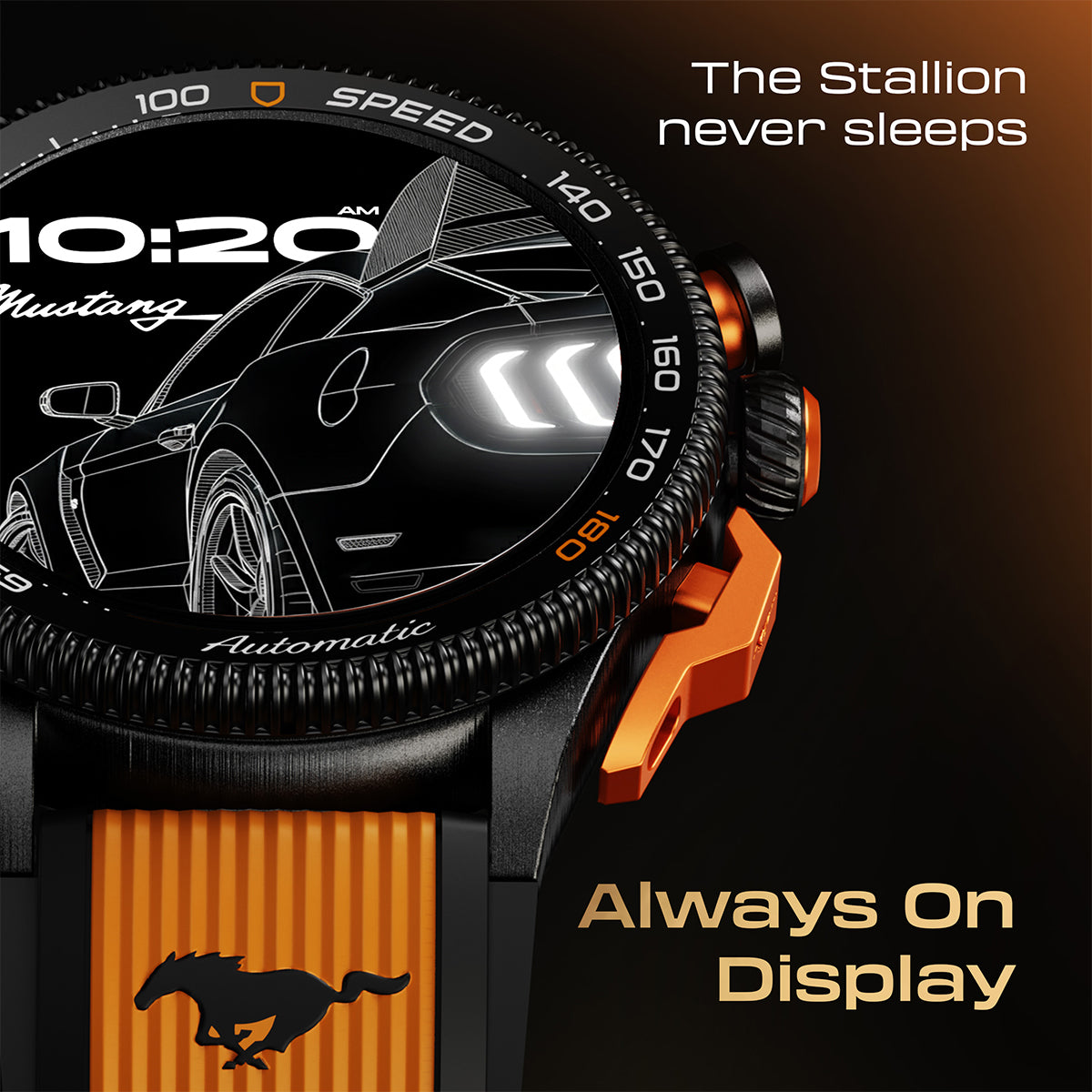 Mustang® Official Collab - Stallion Orange Furry