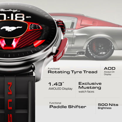 Mustang® Official Collab - Racer Black Blaze