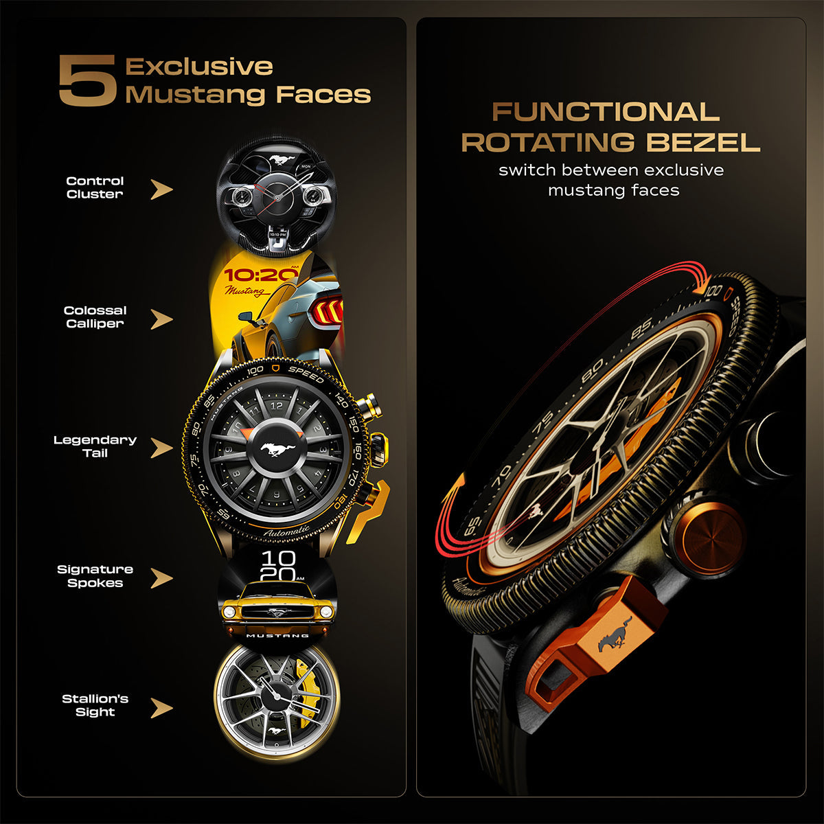 Mustang® Official Collab - Stallion Nitro Black