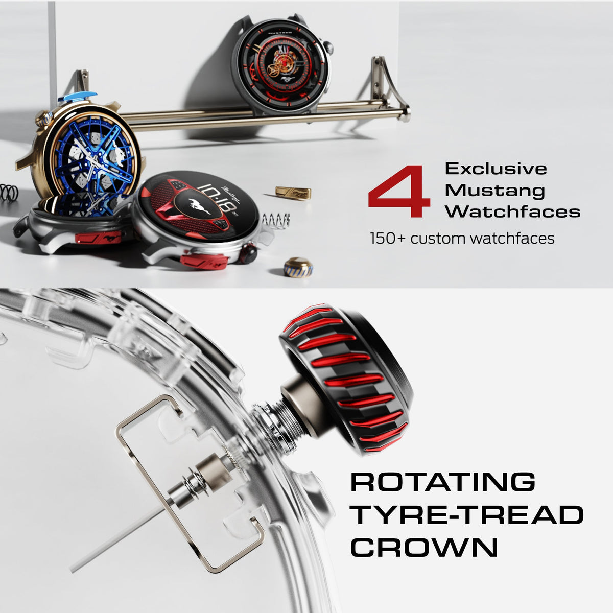 Mustang® Official Collab - Racer Black Blaze