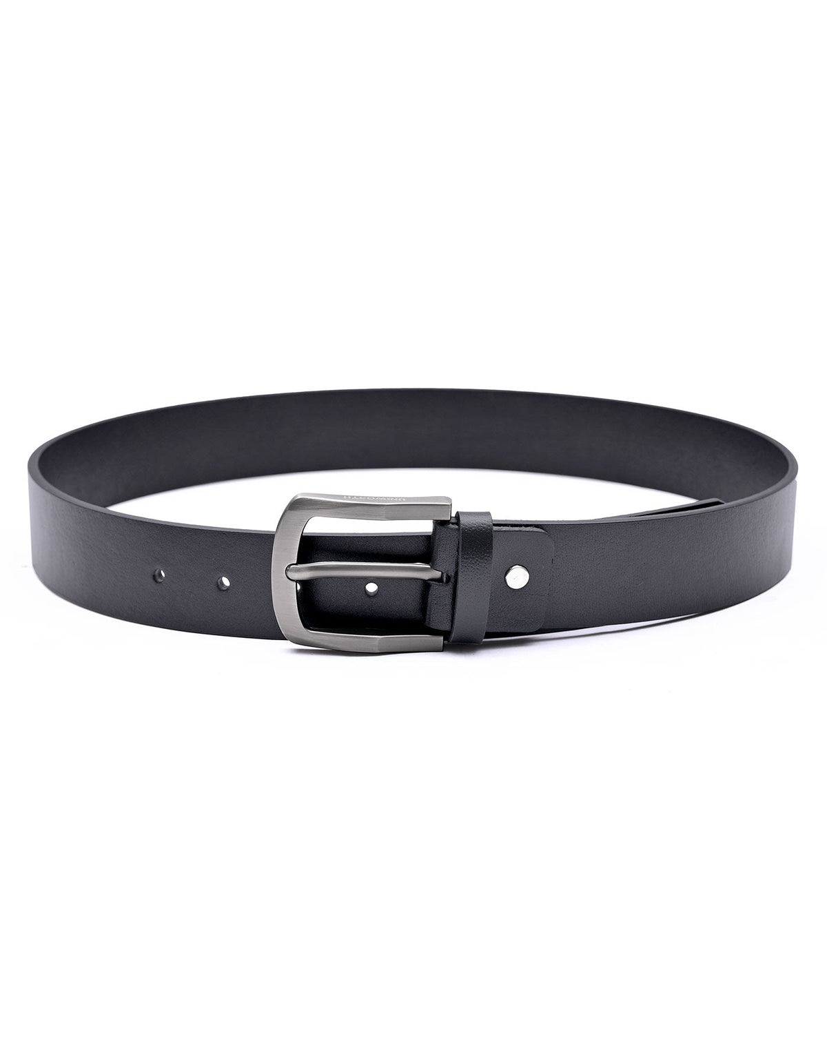 Black Plain Casual Belt