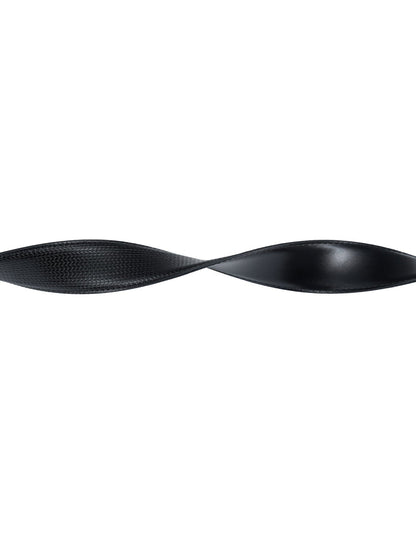 Black Texture Formal Belt