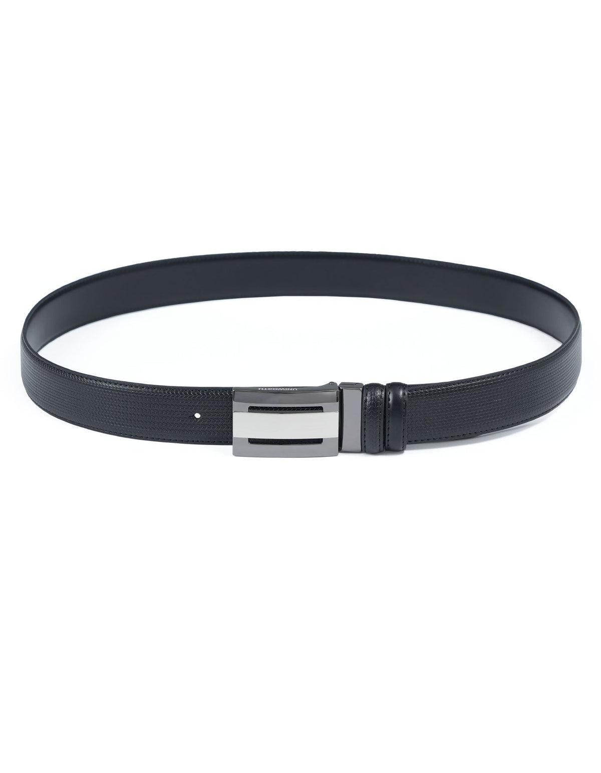 Black Texture Formal Belt