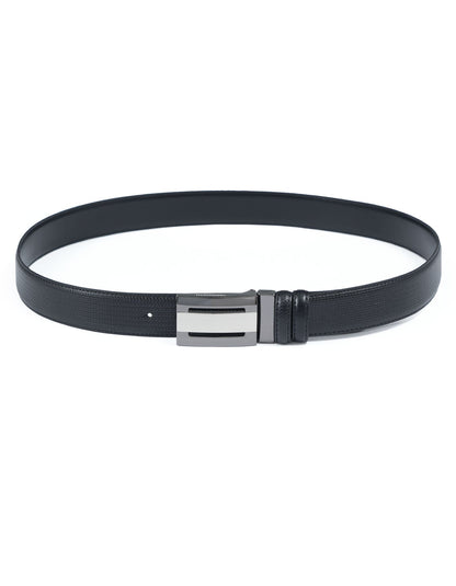 Black Texture Formal Belt