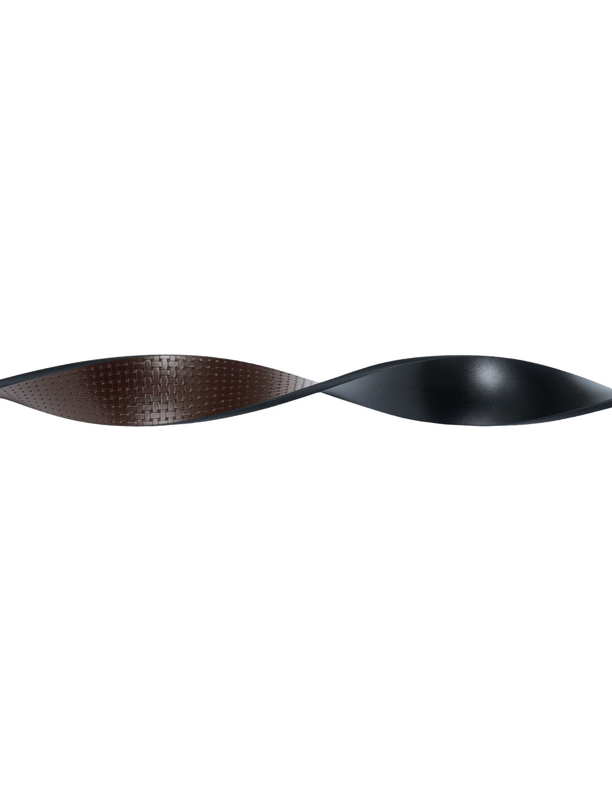 Coffee Texture Reversible Formal Belt