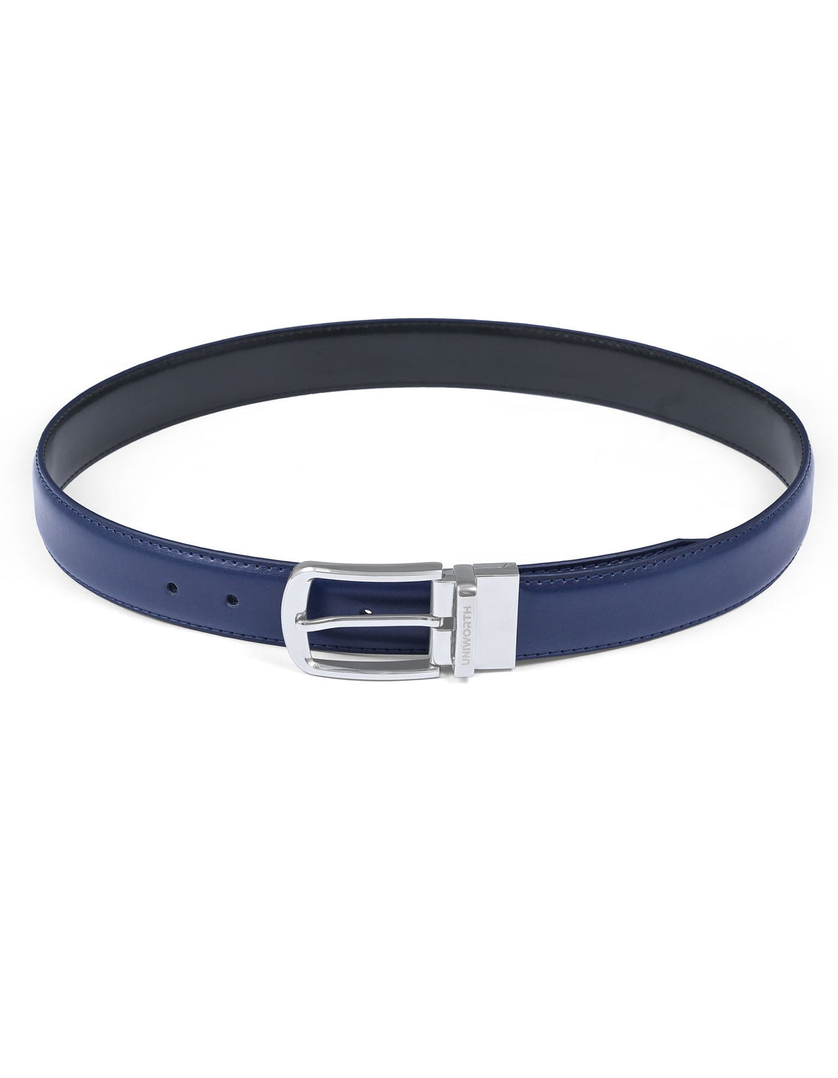 Navy Plain Reversible Formal Belt