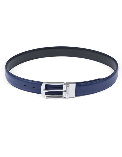 Navy Plain Reversible Formal Belt