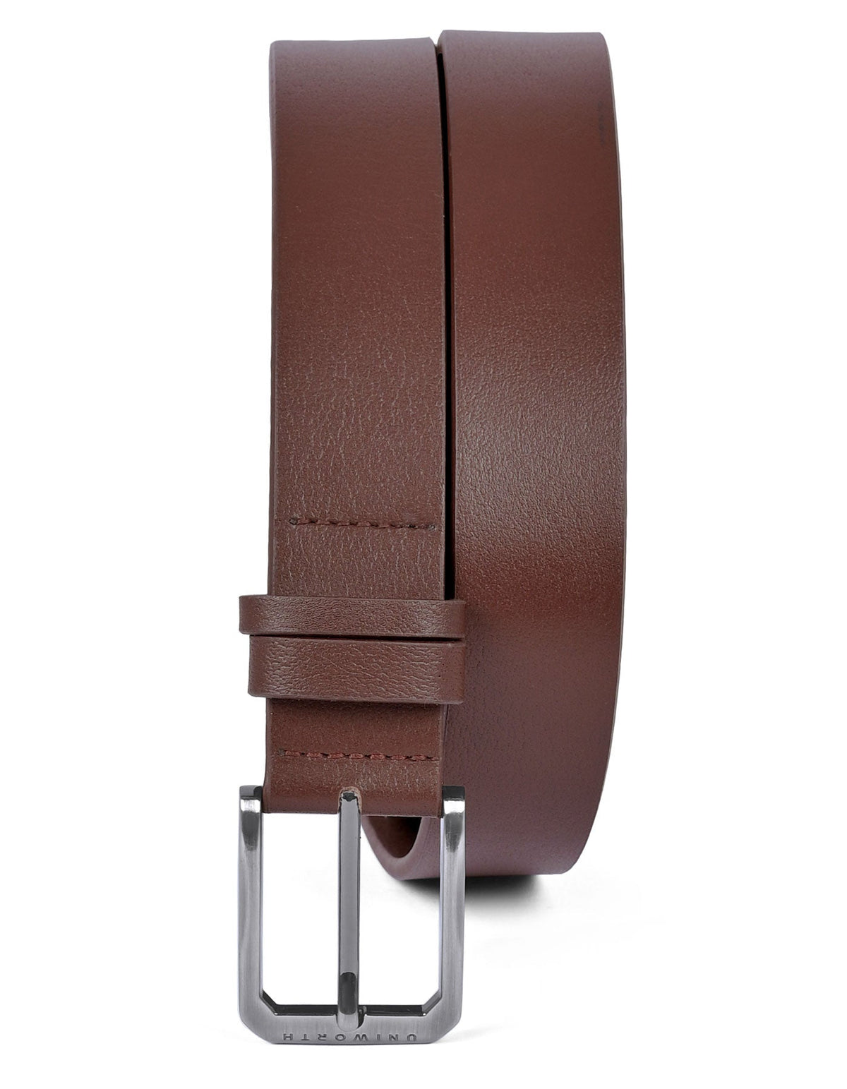 Brown Plain Formal Belt