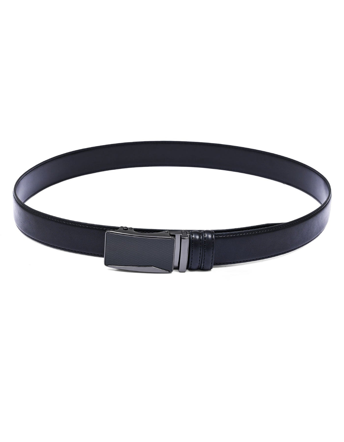 Black Plain Formal Belt