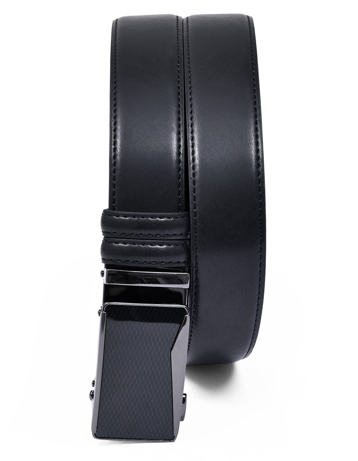 Black Plain Formal Belt