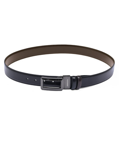 Coffee Plain Reversible Formal Belt