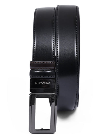 Coffee Plain Reversible Formal Belt