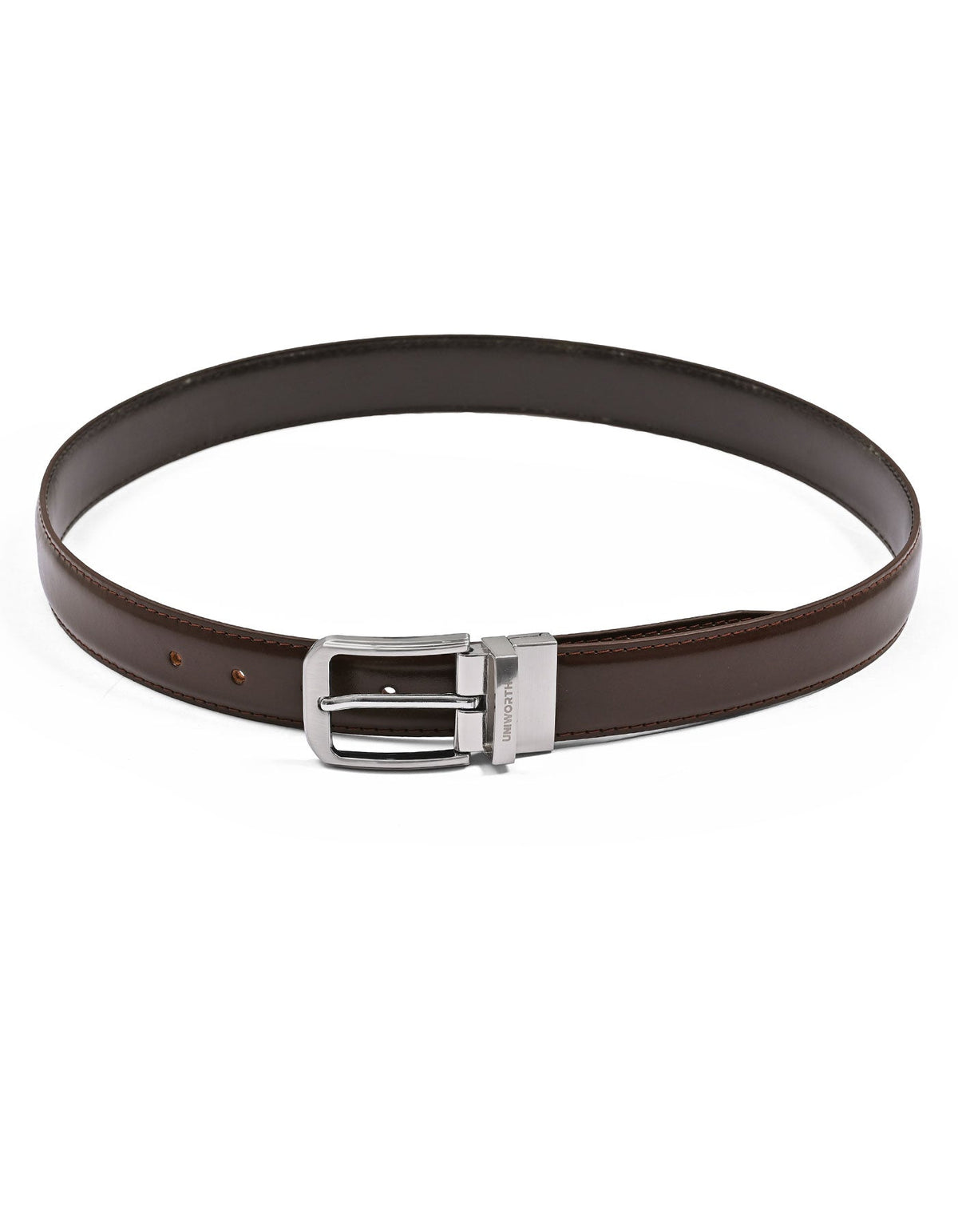 Brown Plain Reversible Formal Belt