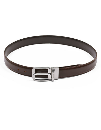 Brown Plain Reversible Formal Belt