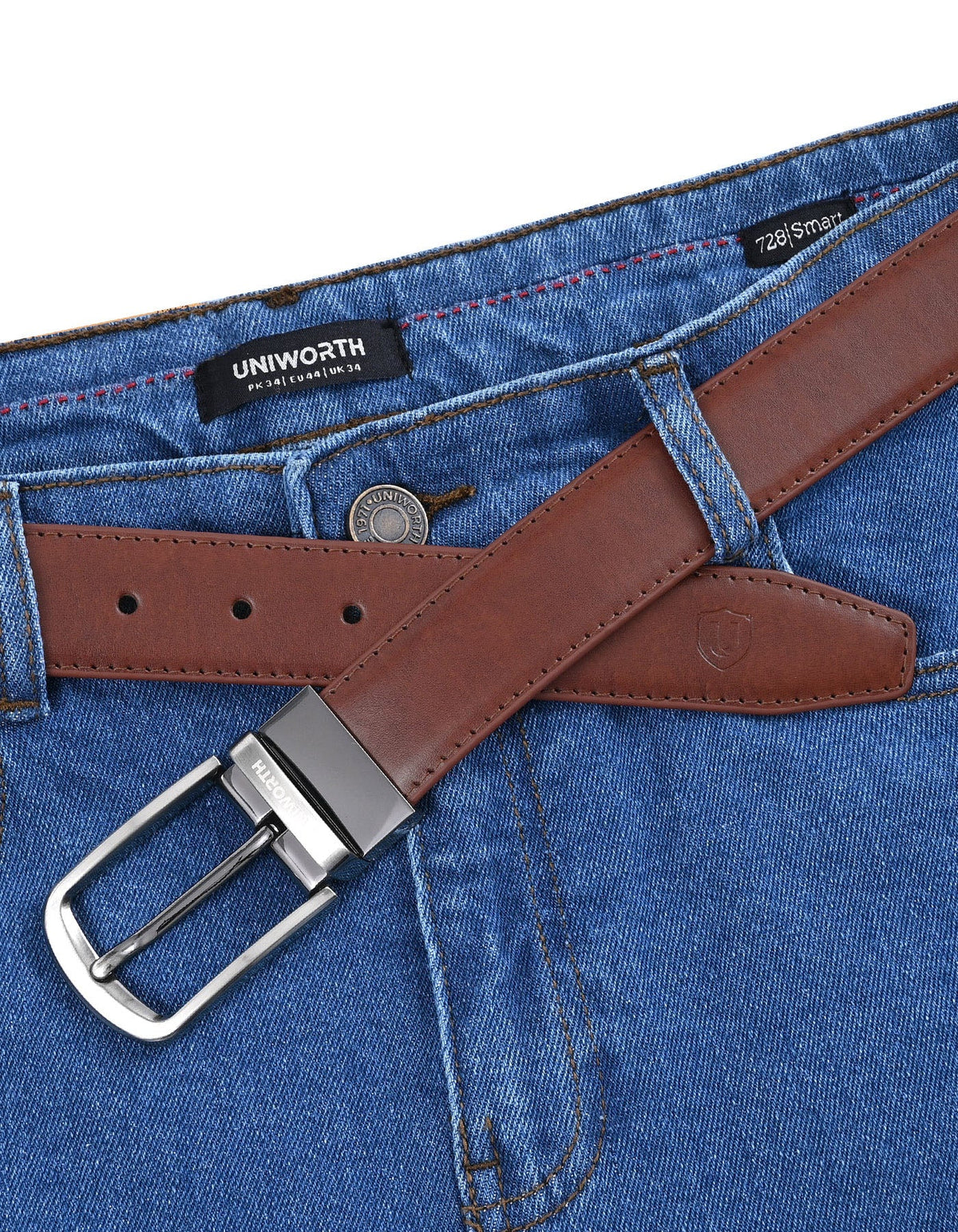 Burgundy Plain Reversible Formal Belt