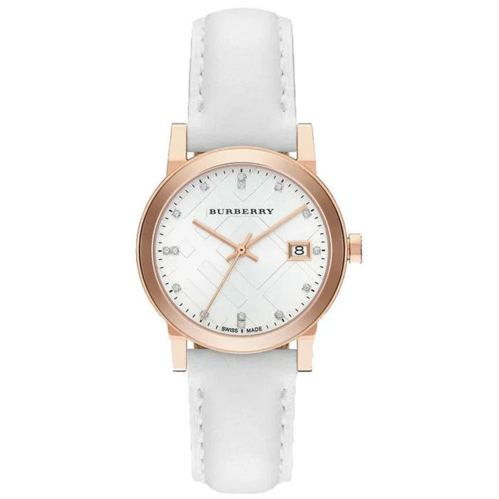 Burberry The City Diamond Ladies Rose Gold 34mm Watch