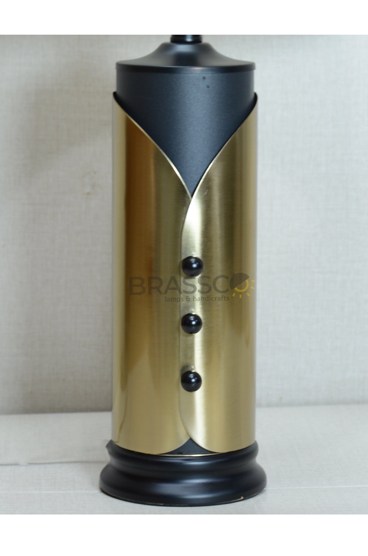 Black Brass Metal Table Lamp