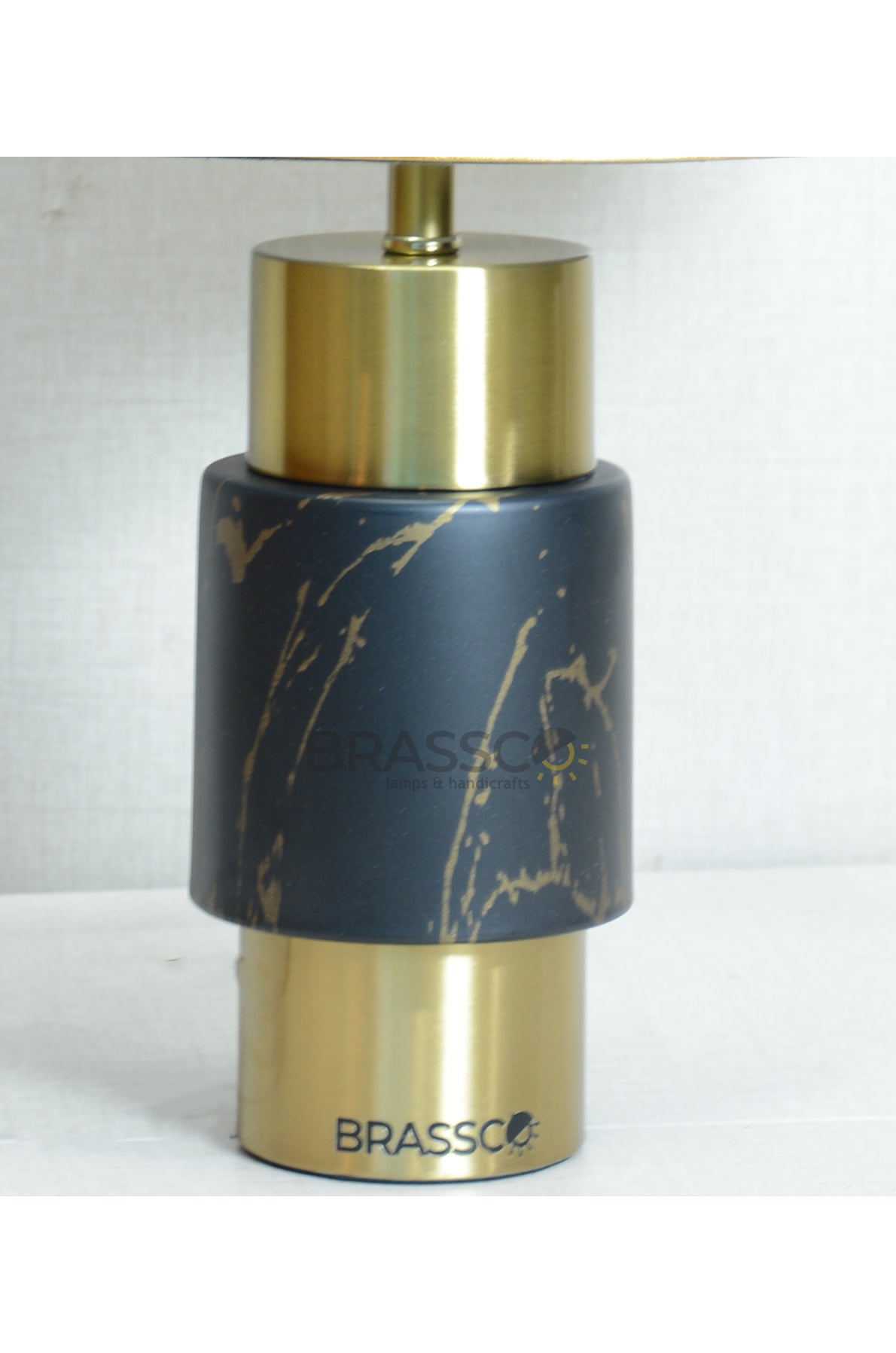 Black Marble-Texture Brass Metals Lamp - Style 03