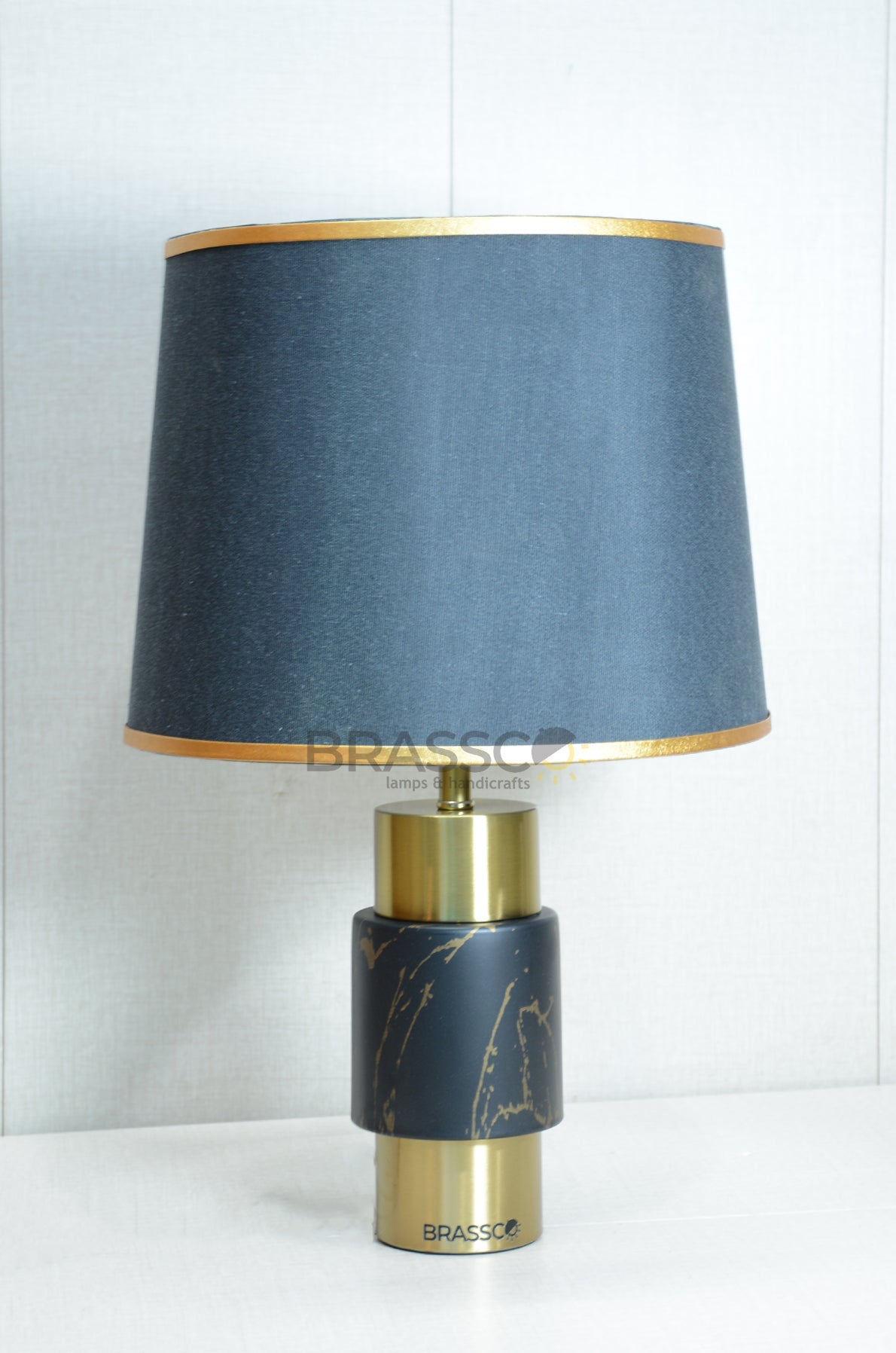 Black Marble-Texture Brass Metals Lamp - Style 03