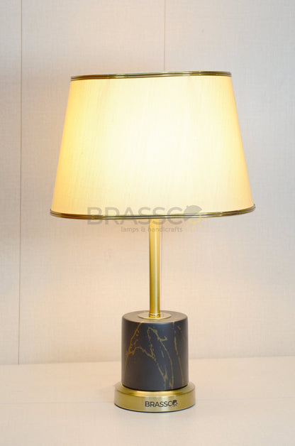 Black Marble-Texture Brass Wall Lamp - Style 05
