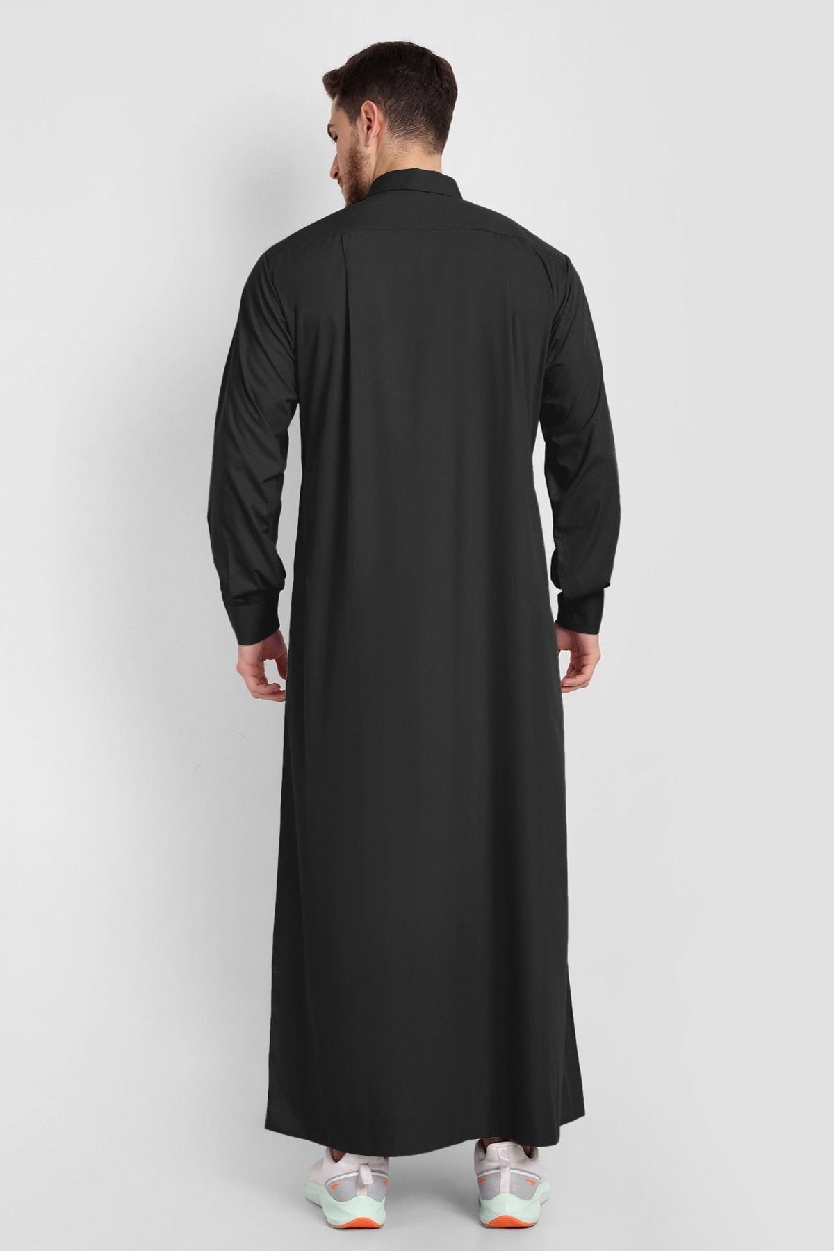 Black Tuxedo Collar Thobe