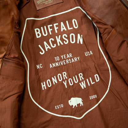 Legacy Leather Jacket | Whiskey Brown