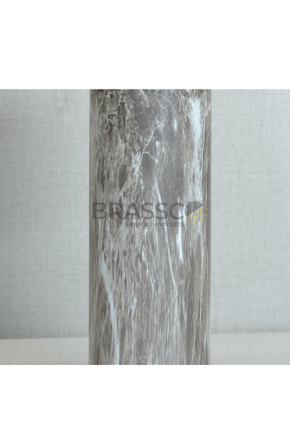Brown Brass Metal MArble Texture Lamp with Crystal