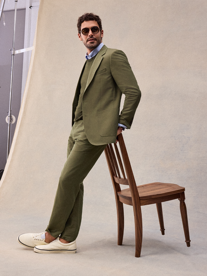 Larchmont Suit in Vintage Olive