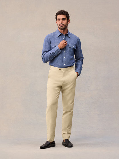 Larchmont Suit in Harvest Tan
