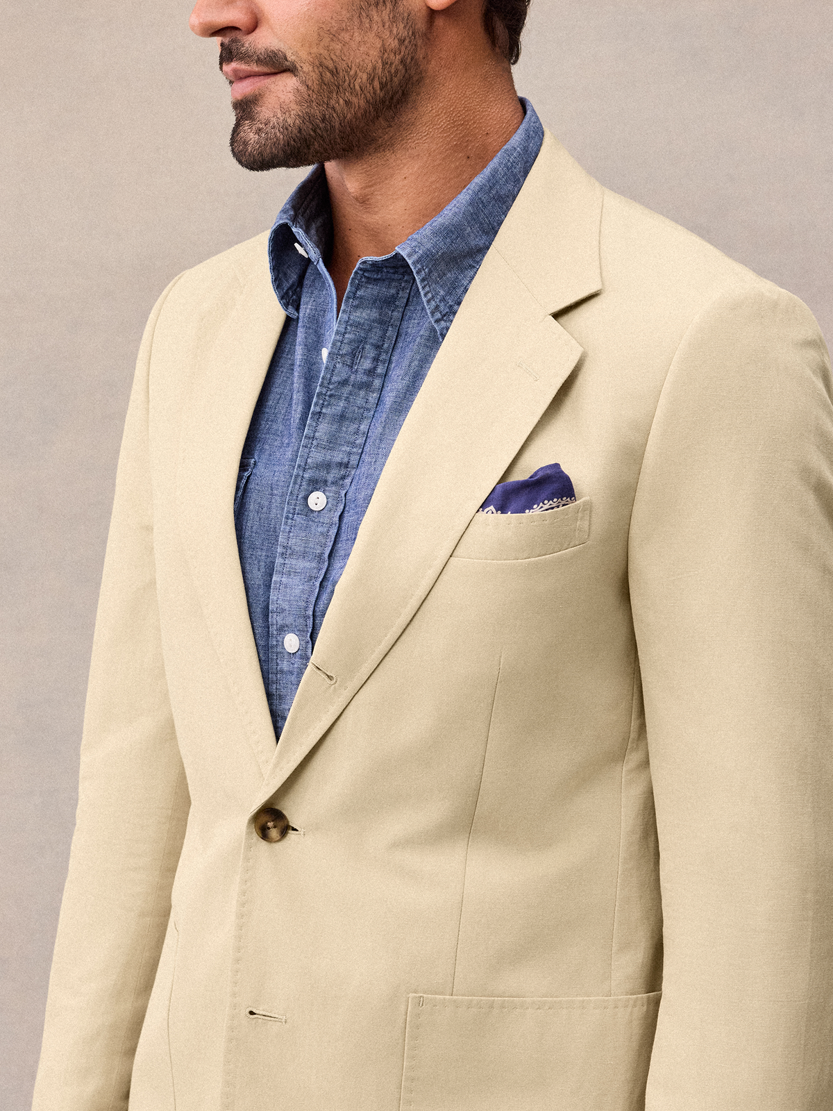 Larchmont Suit in Harvest Tan