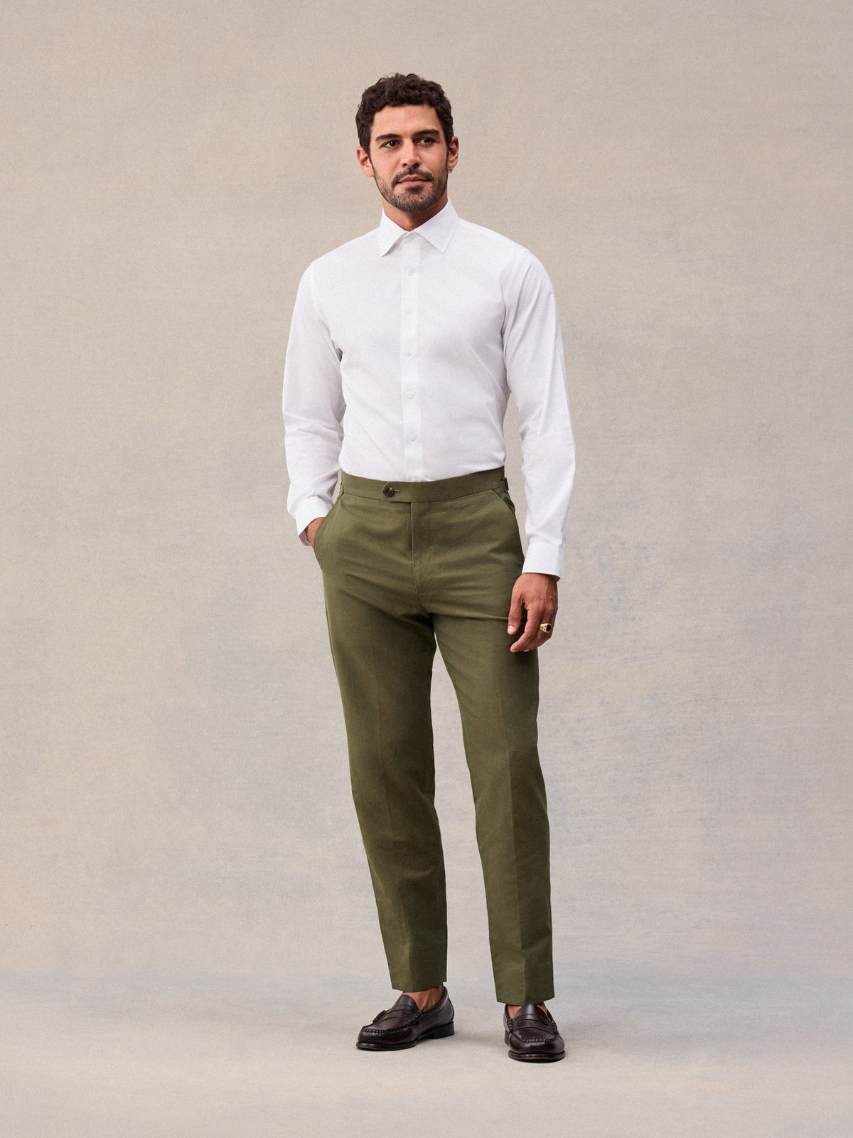 Larchmont Suit in Vintage Olive