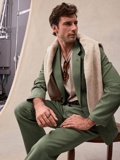 Horizon Suit in Dusty Sage