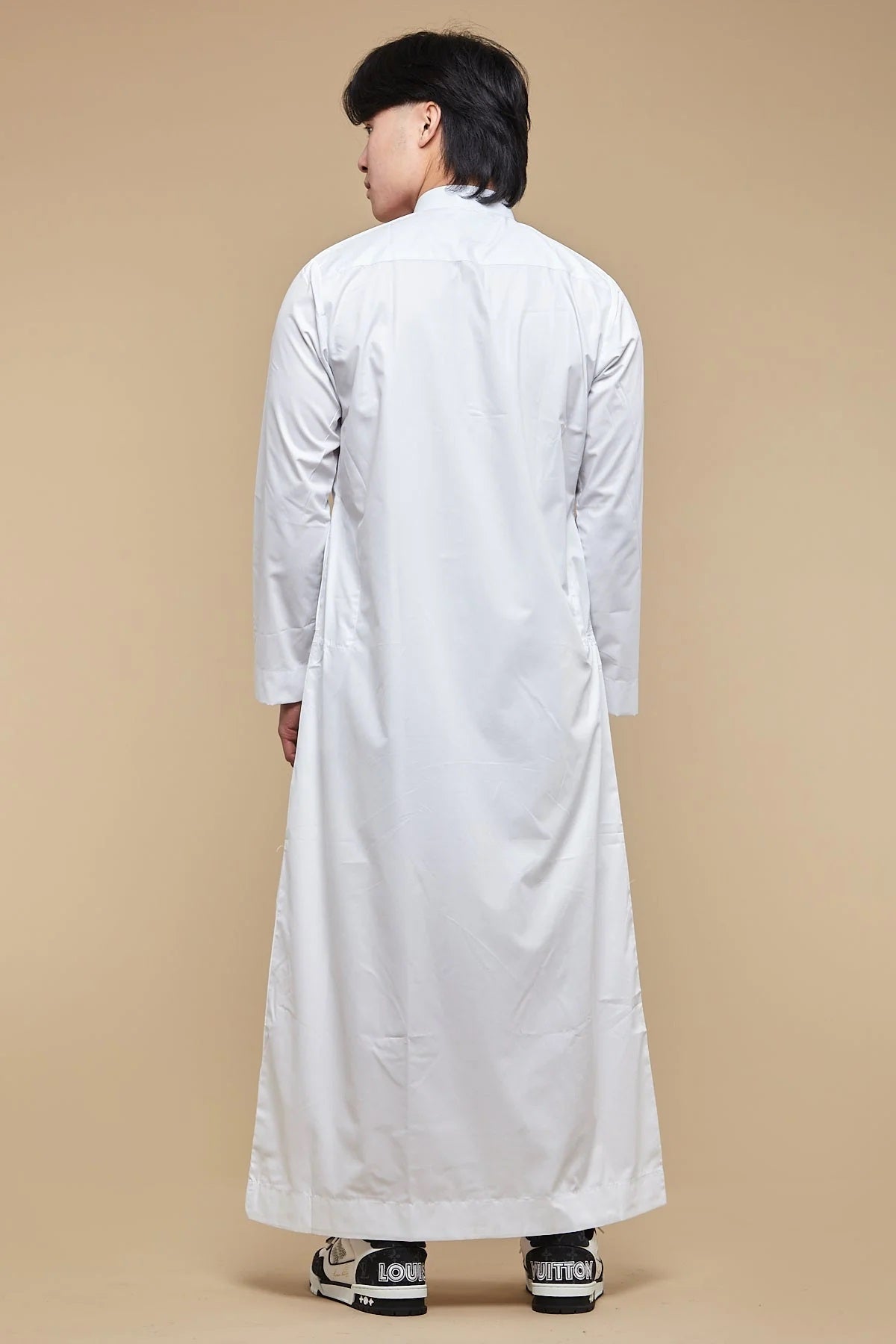 Classic Collar White Thobe