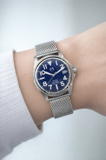 Atlas Eclipse Solar Blue Dial [38mm]